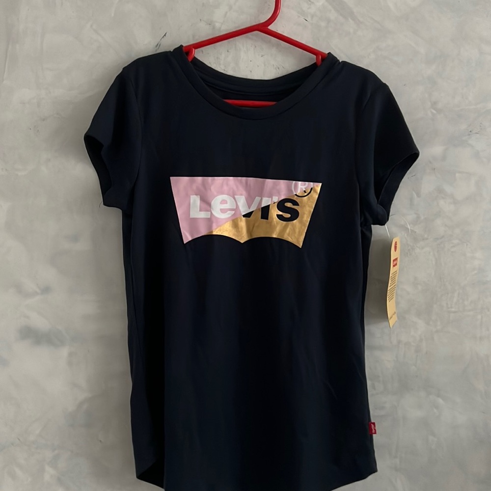 Levi's Girls Batwing Logo T-Shirt, Size 10, NWT